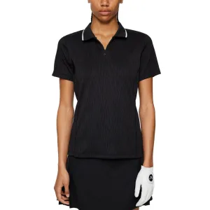 J.Lindeberg Women's Izara Golf Polo Shirt - Black