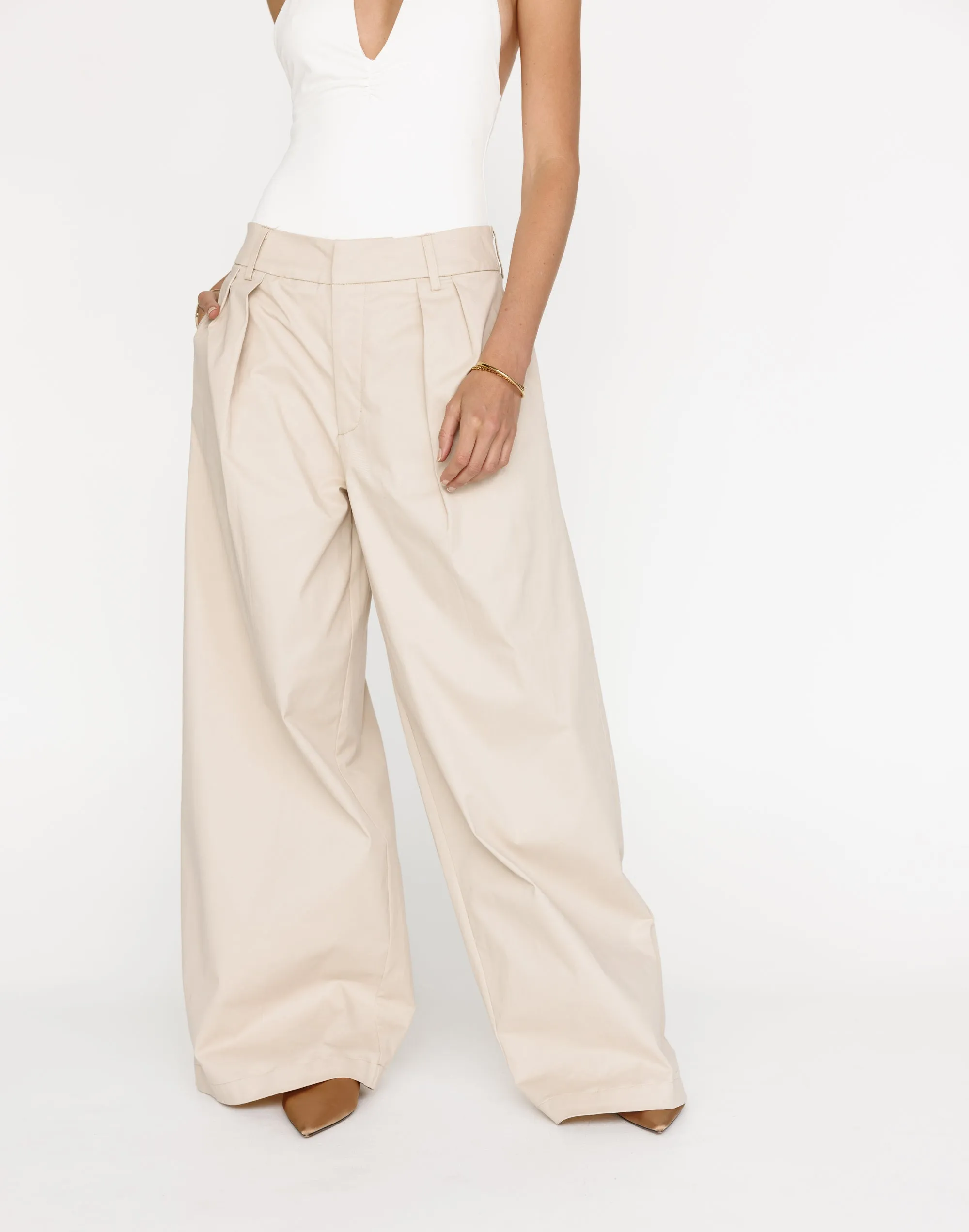 Joelle Pants (Beige)