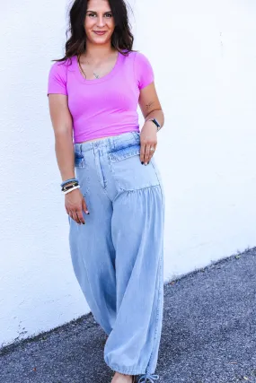 Josie Denim Wide Leg Pants