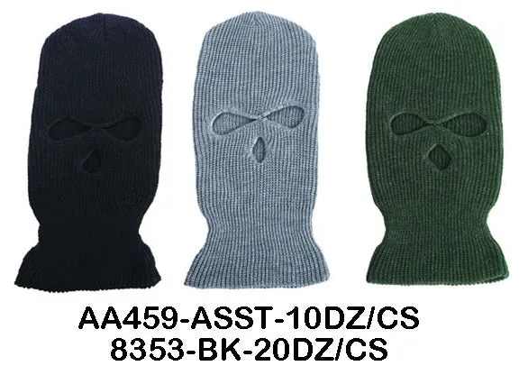 Knit Ski Face Balaclava Mask Tri-hole High Quality AA459