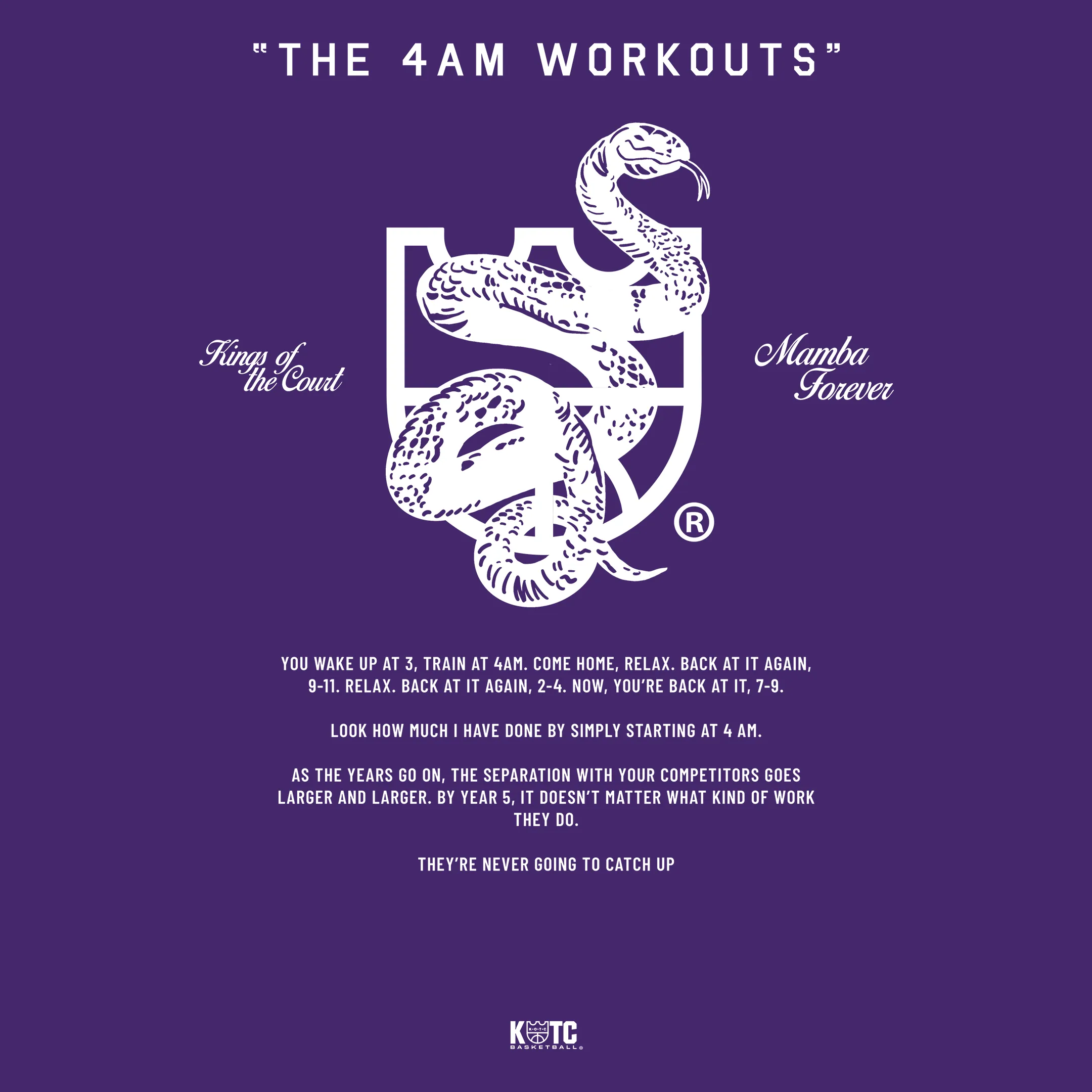 KOTC Kobe “The 4 AM Workouts” - Court Purple