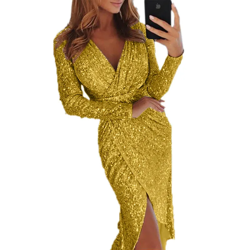 Kris Jenner Sequin Dinner Dress - Culture Heaven Special