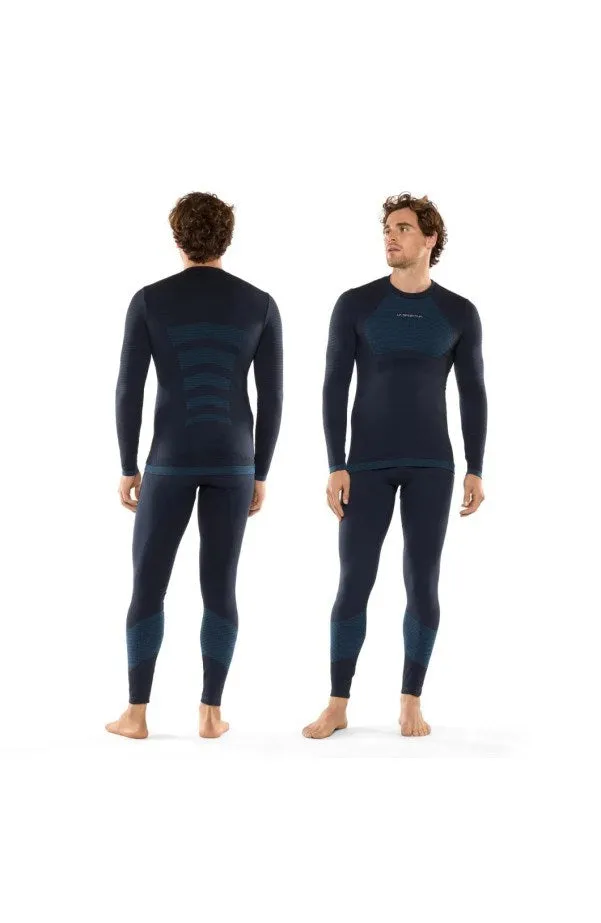 La Sportiva Synth Light Men's Long Sleeve Top - Storm Blue/Electric Blue