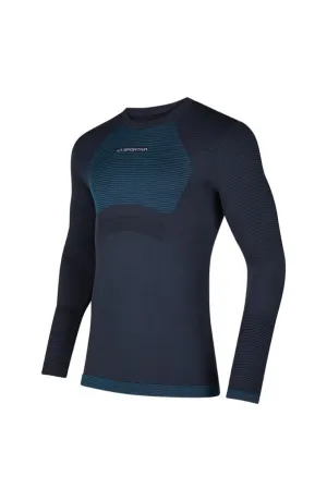 La Sportiva Synth Light Men's Long Sleeve Top - Storm Blue/Electric Blue