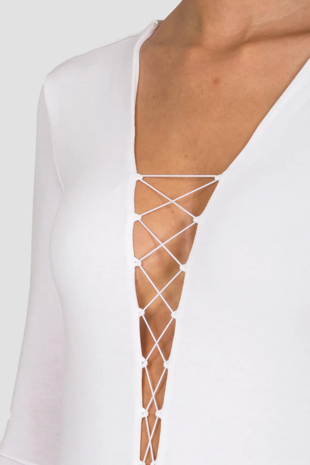 Lace Up Bodysuit