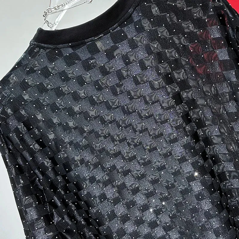 Midnight Matrix Studded T-Shirt