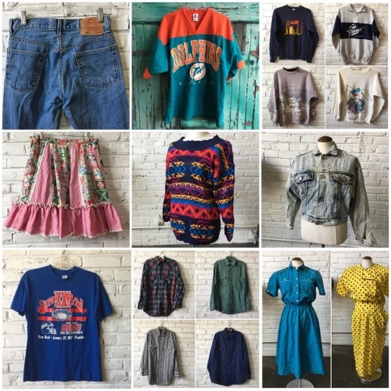 Mixed Vintage, mens & womens, 25 lbs