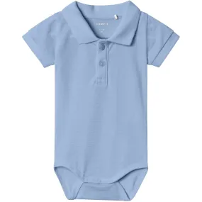 Name It Chambray Blue Haddo Polo Body