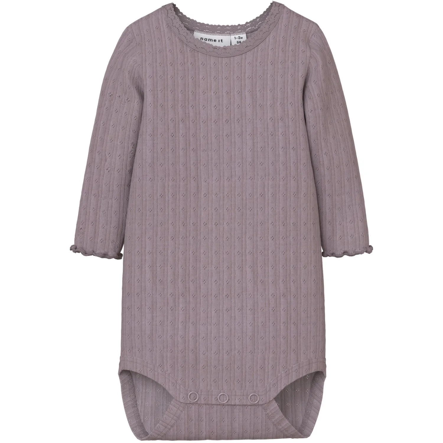 Name It Purple Dove Wossa Wool/Silk Rib Body