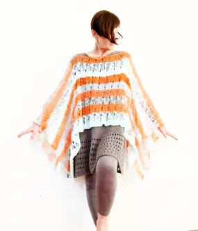 Neuf, poncho pattern