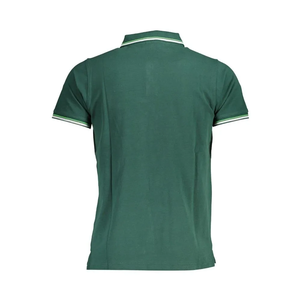 Norway 1963 Green Cotton Men Polo Shirt