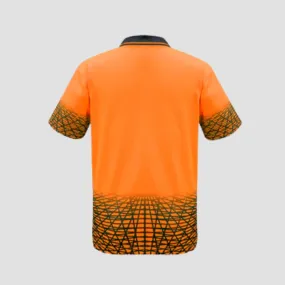 ORANGE/NAVY TRACKS HI VIS POLO