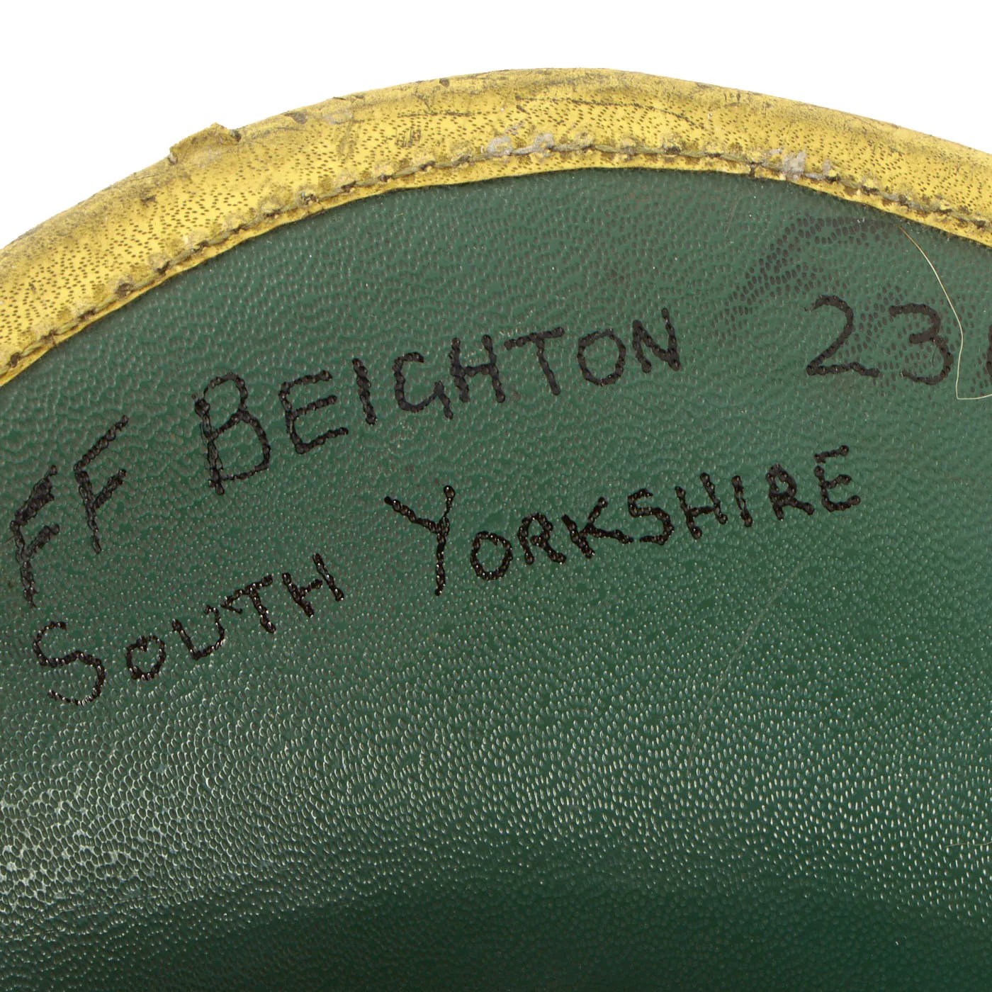 Original Royal Canadian Pith Helmet and South Yorkshire Fire Brigade Helmet - Formerly Part of the Yeoman Warder’s Club Collection, Tower of London