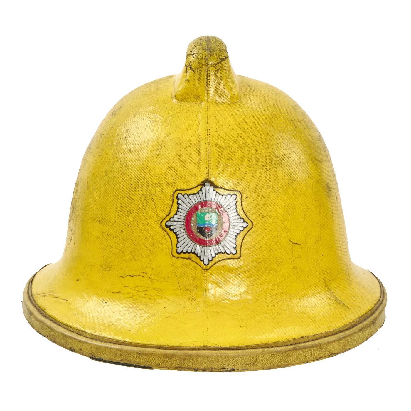 Original Royal Canadian Pith Helmet and South Yorkshire Fire Brigade Helmet - Formerly Part of the Yeoman Warder’s Club Collection, Tower of London