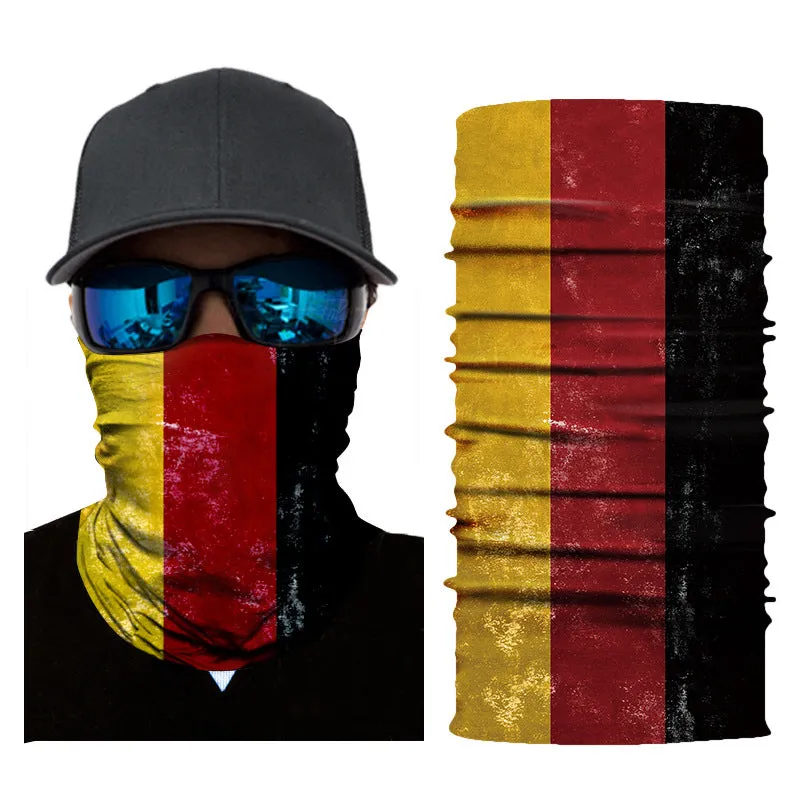 Outdoor Sports Cycling Mask Printing World Cup Flag Bandana Magic Mask