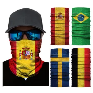 Outdoor Sports Cycling Mask Printing World Cup Flag Bandana Magic Mask