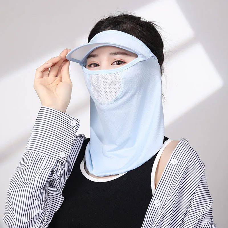 Outdoor Sun Mask for Women Riding Scarf Veil