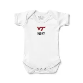 Personalized Virginia Tech Hokies Bodysuit