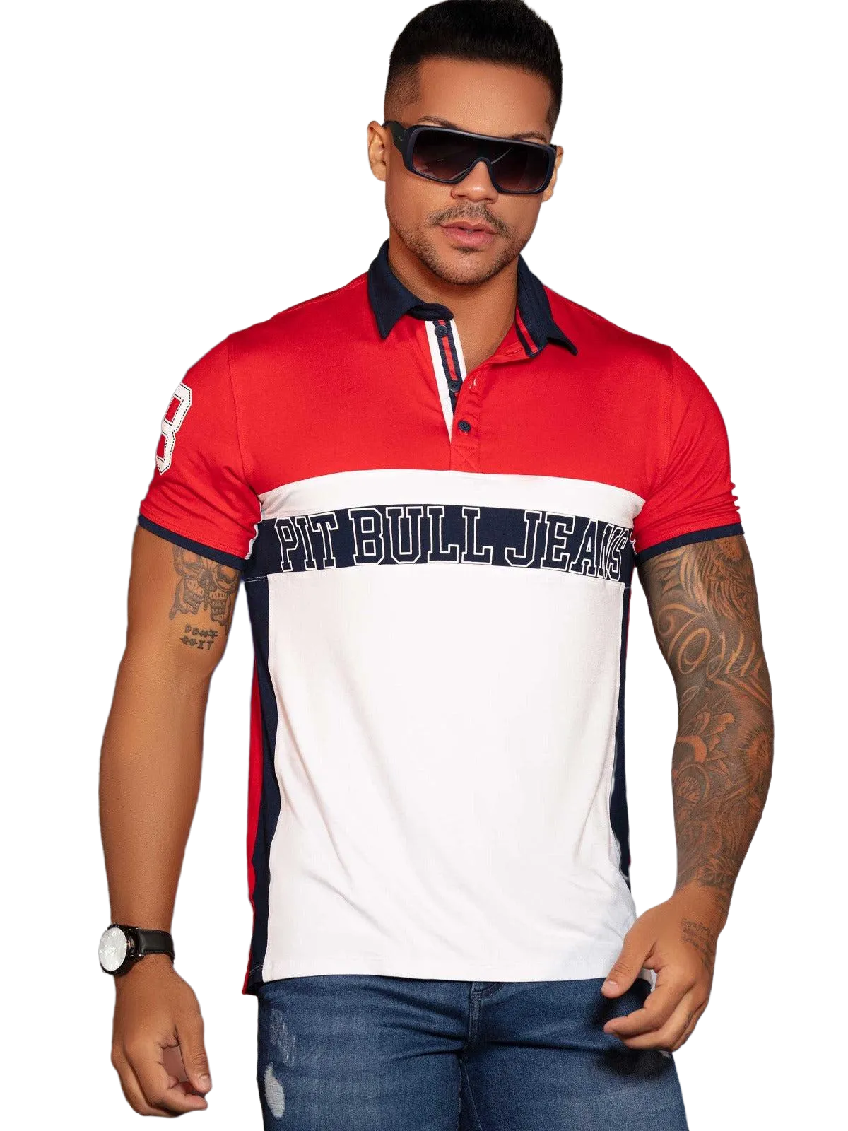 Pit Bull Jeans Men's Polo Shirt 79466