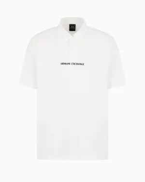 Polo Shirt With Metallic Logo (White) - XM000080AF10819U0009