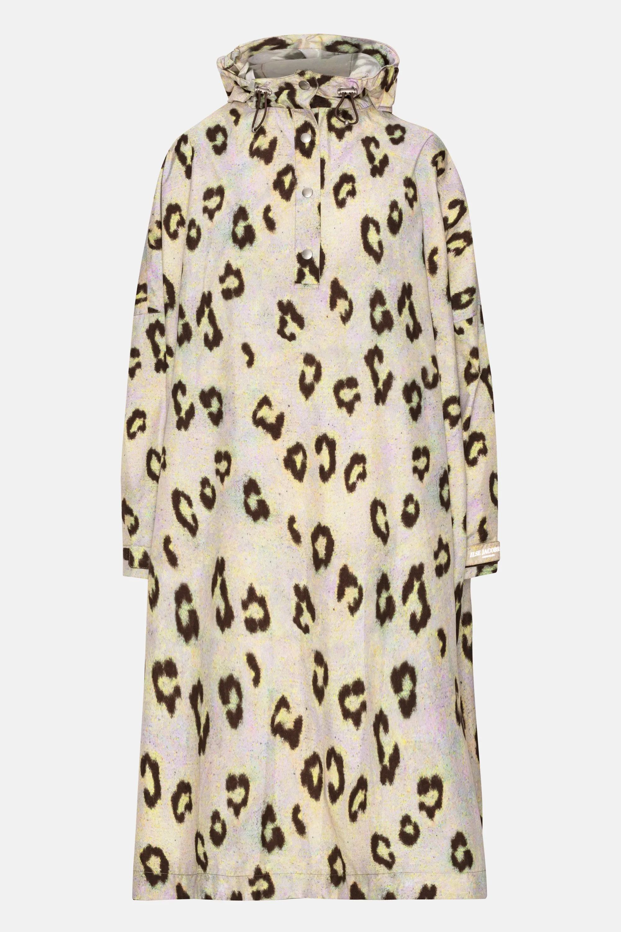 Poncho w. Sleeves - Leopard