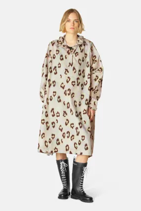 Poncho w. Sleeves - Leopard