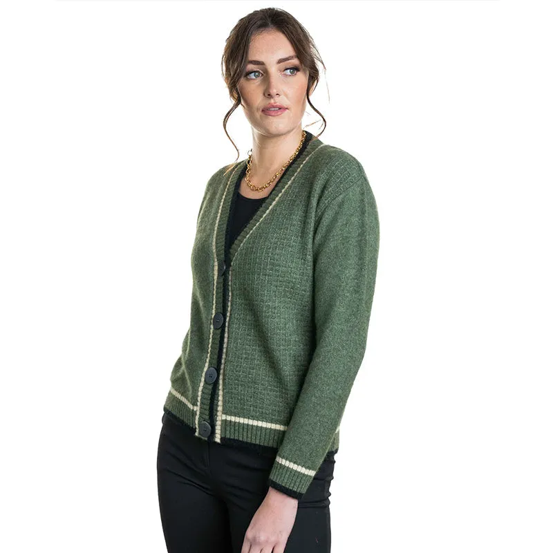 Premium Possum and Merino Wool - V Neck Cardigan