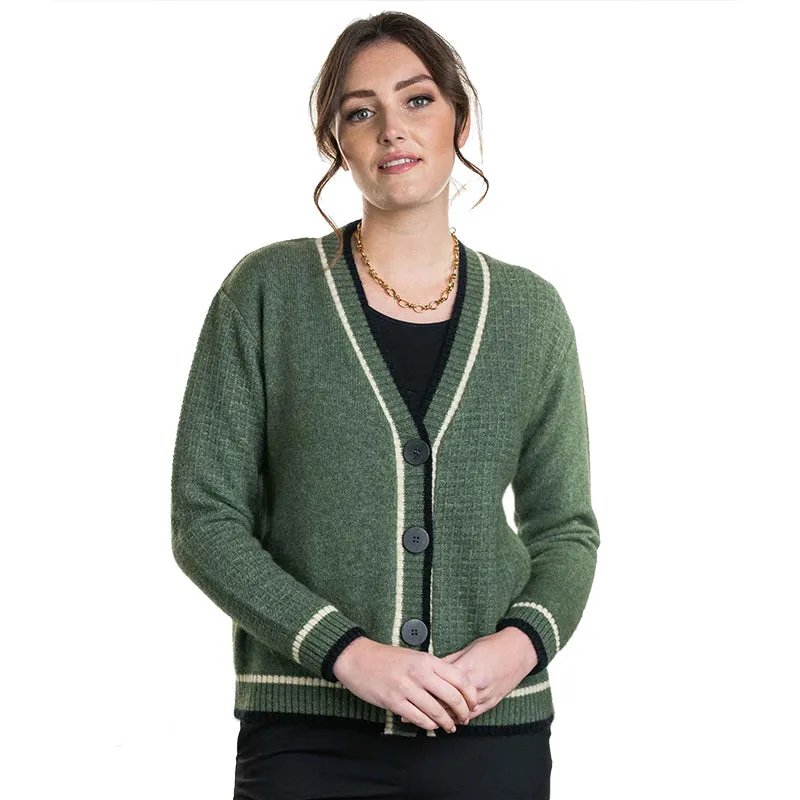 Premium Possum and Merino Wool - V Neck Cardigan