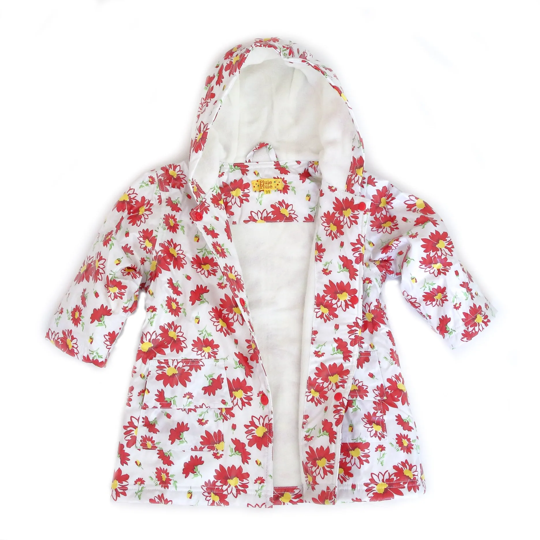 Red Flower Raincoat