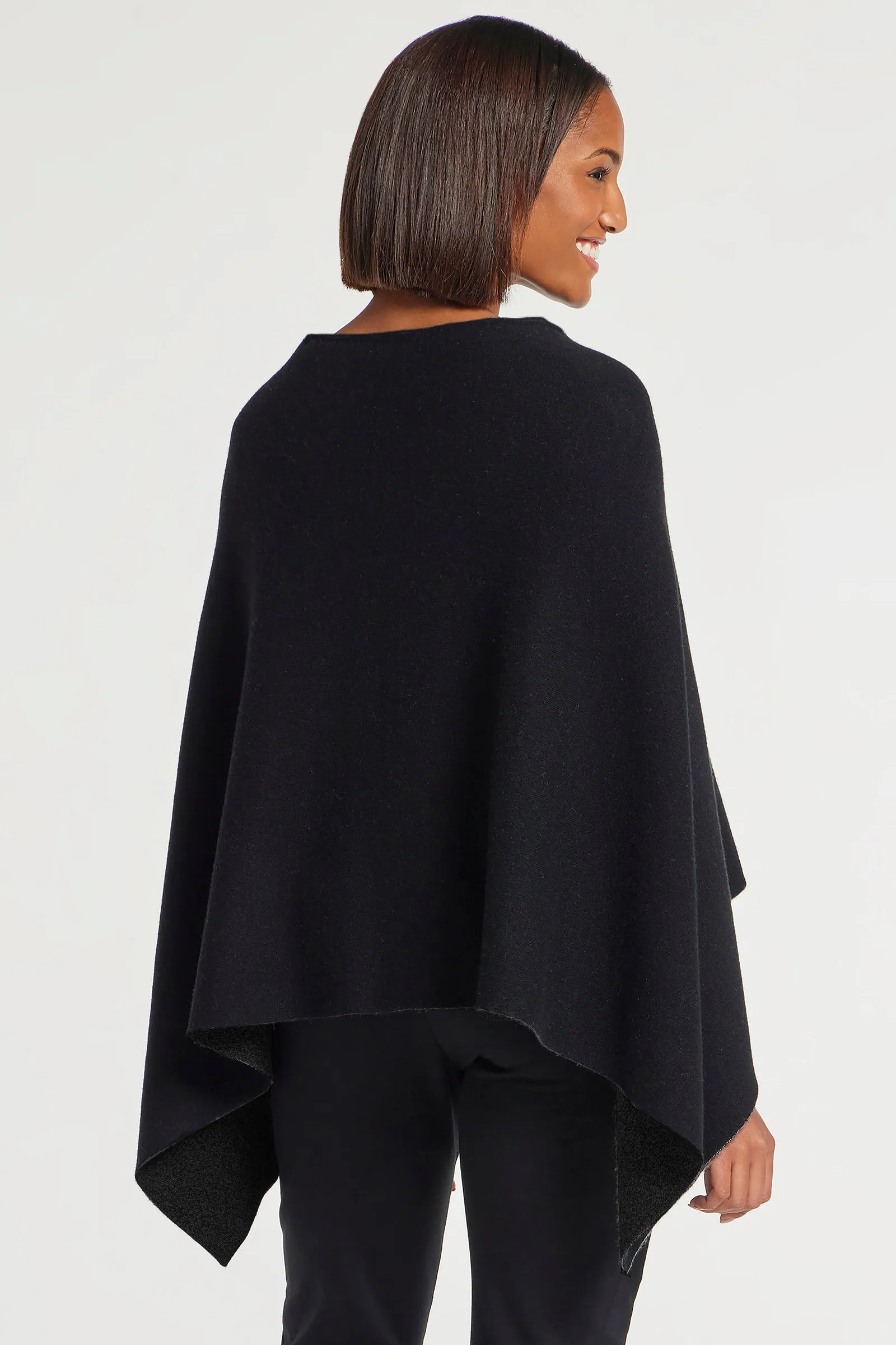 Sade Cashmere Poncho