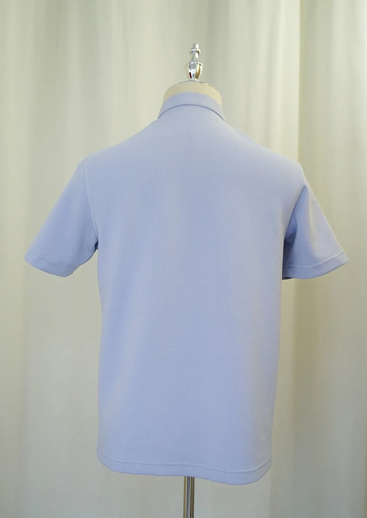 Short Sleeves Tang Polo Shirt (Purple)