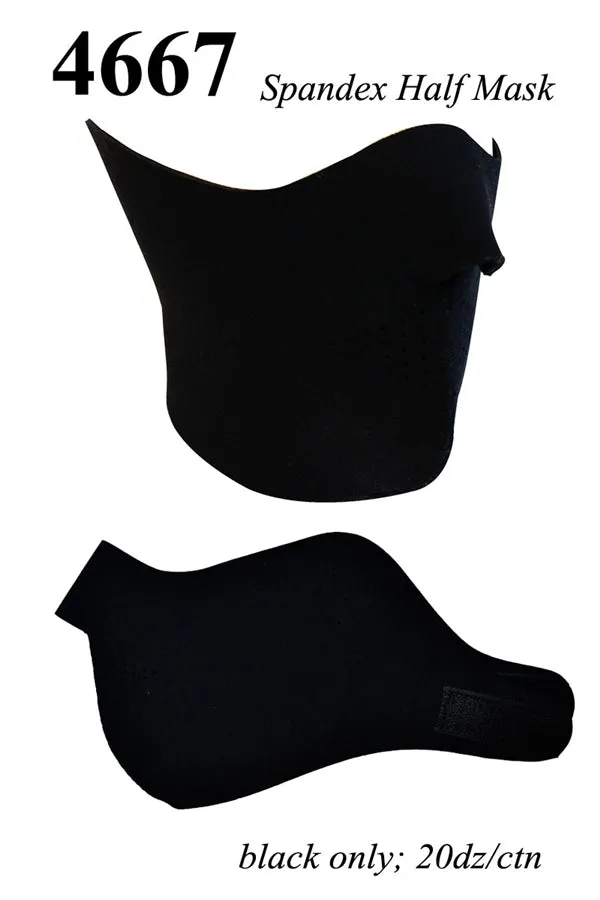 Ski Face Balaclava Half Mask High Quality Spandex AA763