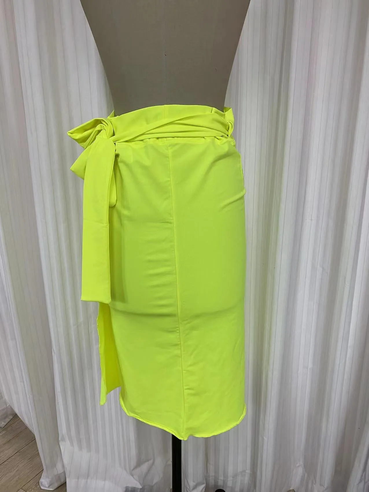 Skirt P2101s Fluo yellow - SWIMWEAR OR RUNNING SKIRT