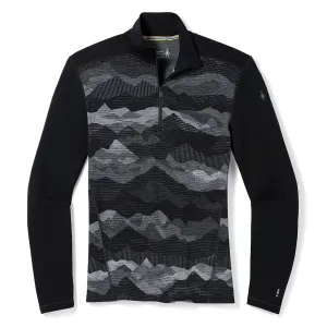 Smartwool Men's Classic Thermal Merino Base Layer Pattern 1/4 Zip Top