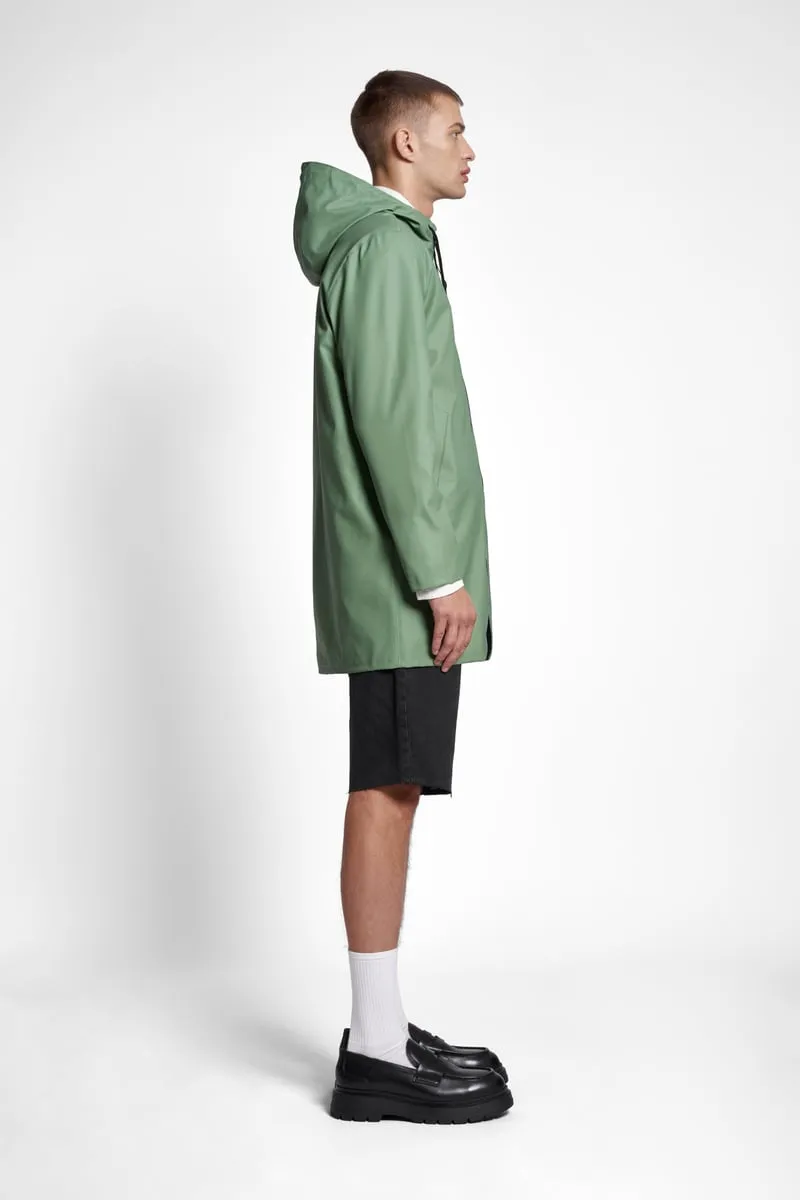 Stockholm Lightweight Zip Raincoat Loden Green