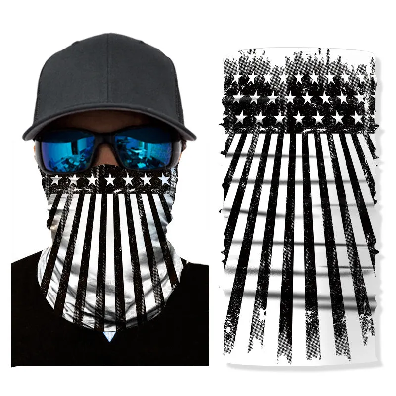 Sun Mask Flag Printing Biking Mountain Climbing Outdoor Sports Magic Seamless Headscarf