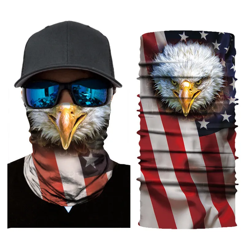 Sun Mask Flag Printing Biking Mountain Climbing Outdoor Sports Magic Seamless Headscarf