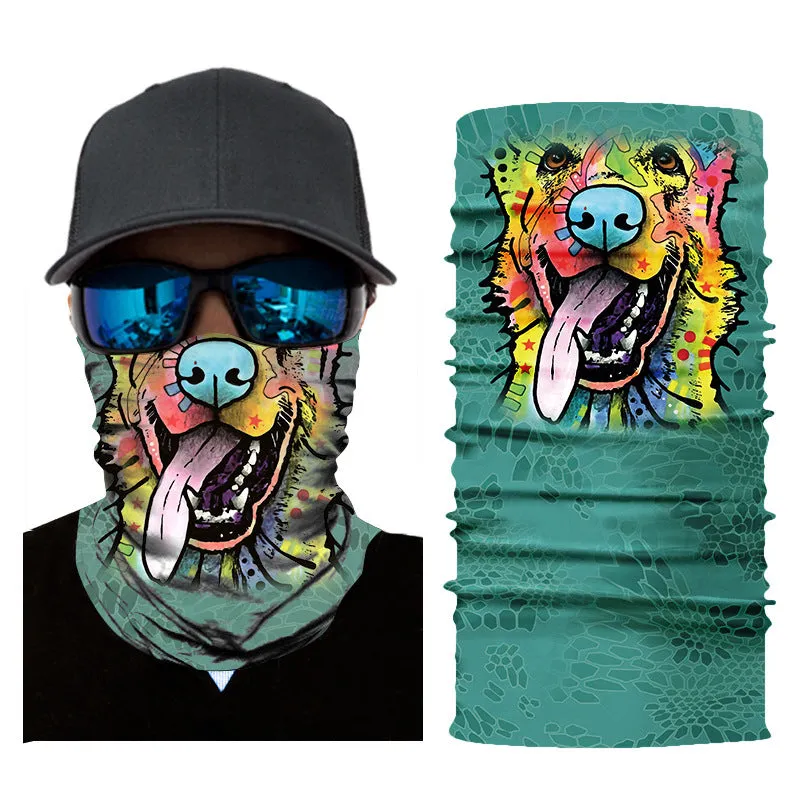 Sun Protection Cycling Mask Animal Print Riding Variety Magic Headband Scarf Head Cover