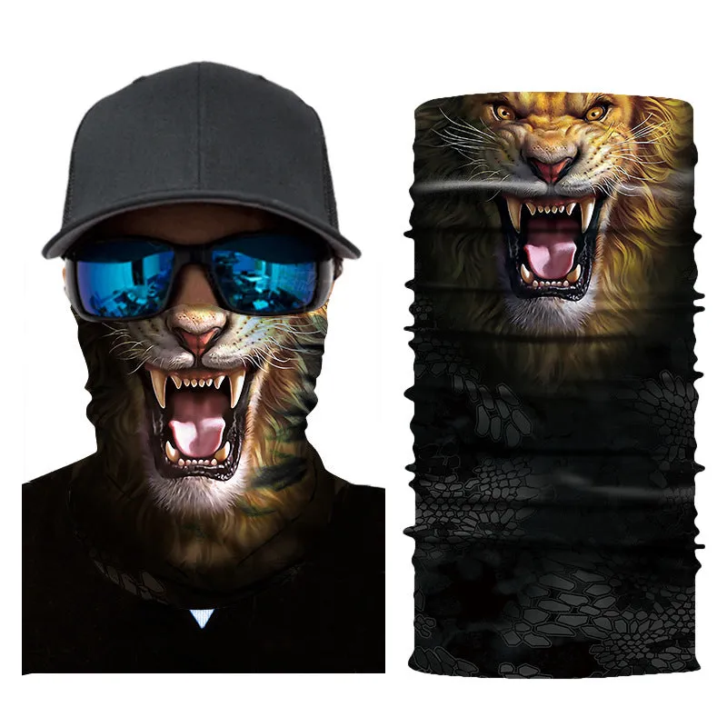 Sun Protection Cycling Mask Animal Print Riding Variety Magic Headband Scarf Head Cover