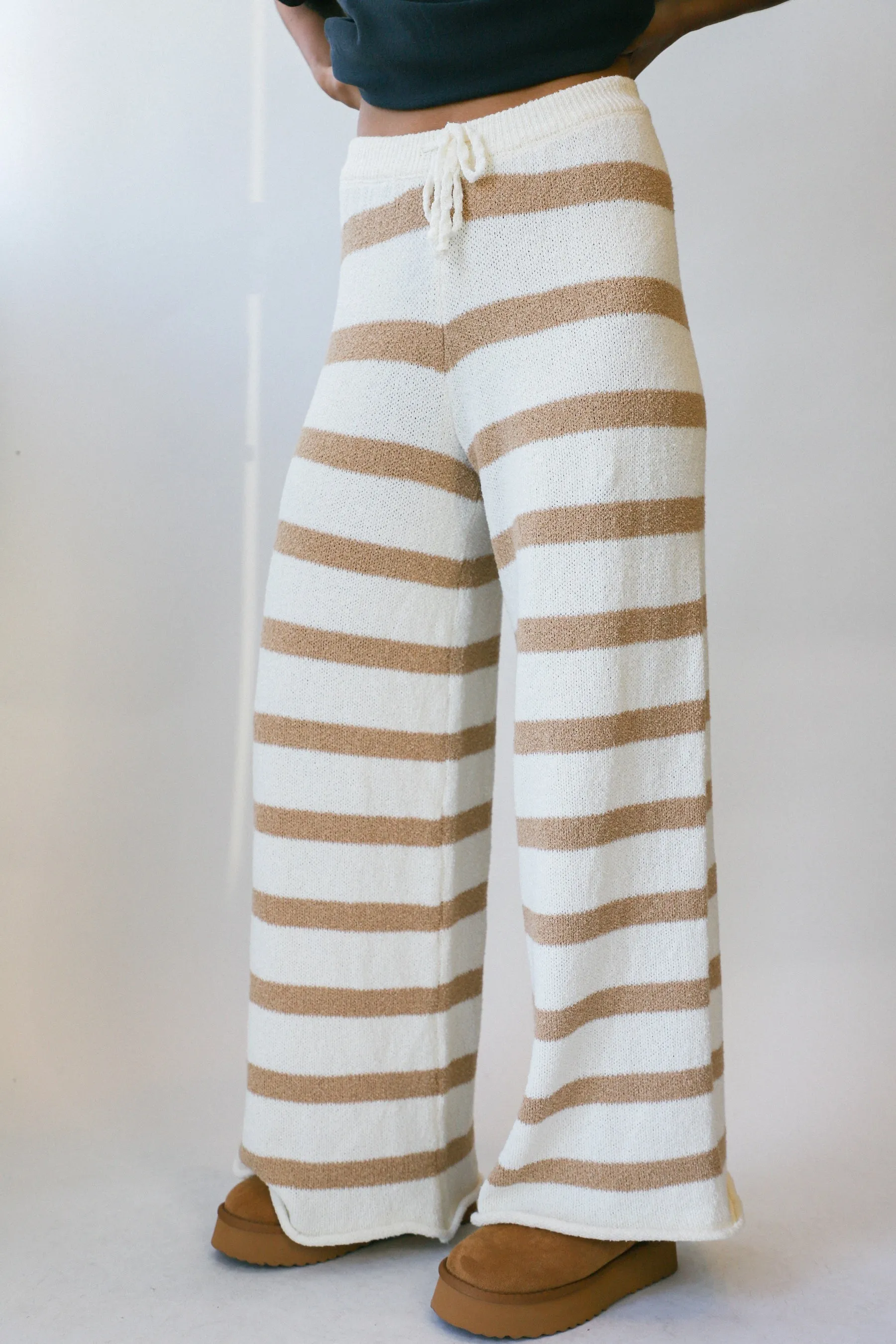 Tan Stripe Jordan Pant