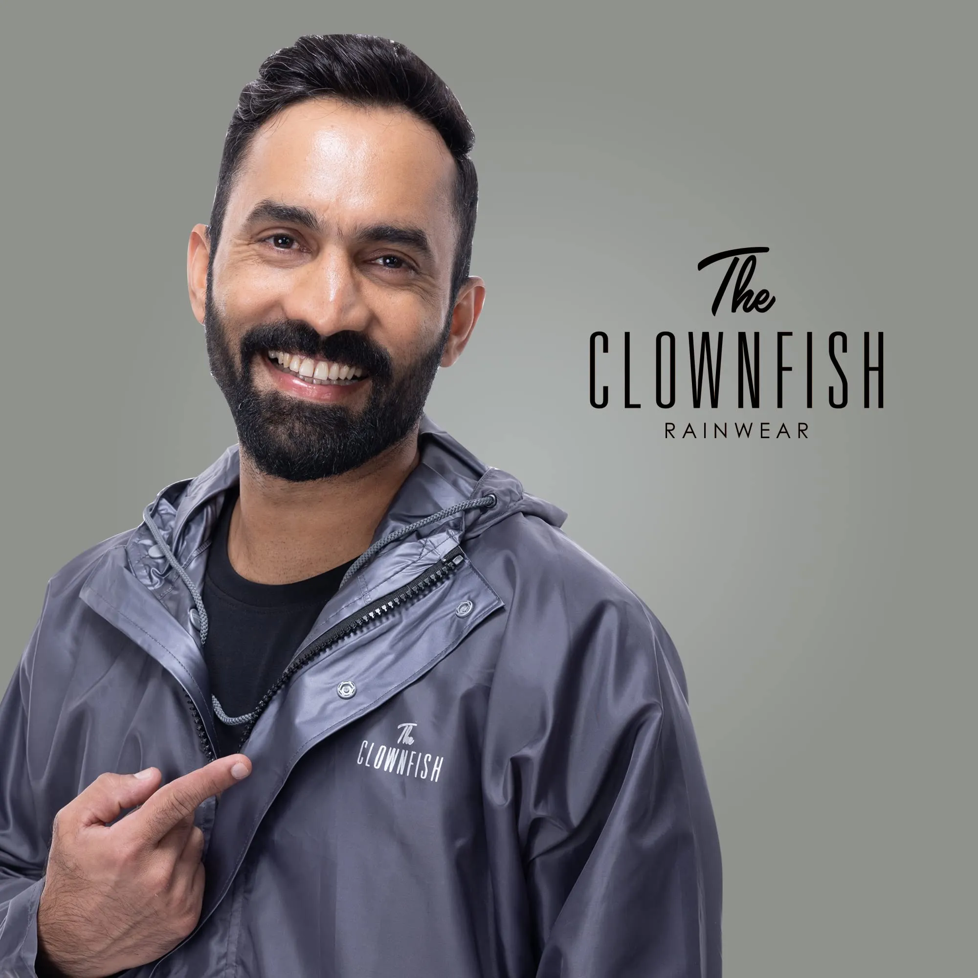 THE CLOWNFISH Monarch Pro Series Men's Waterproof Polyester Double Coating Reversible Raincoat with Hood and Reflector Logo at Back for Night Travelling. Set of Top and Bottom (Dark Brown, XXXL)