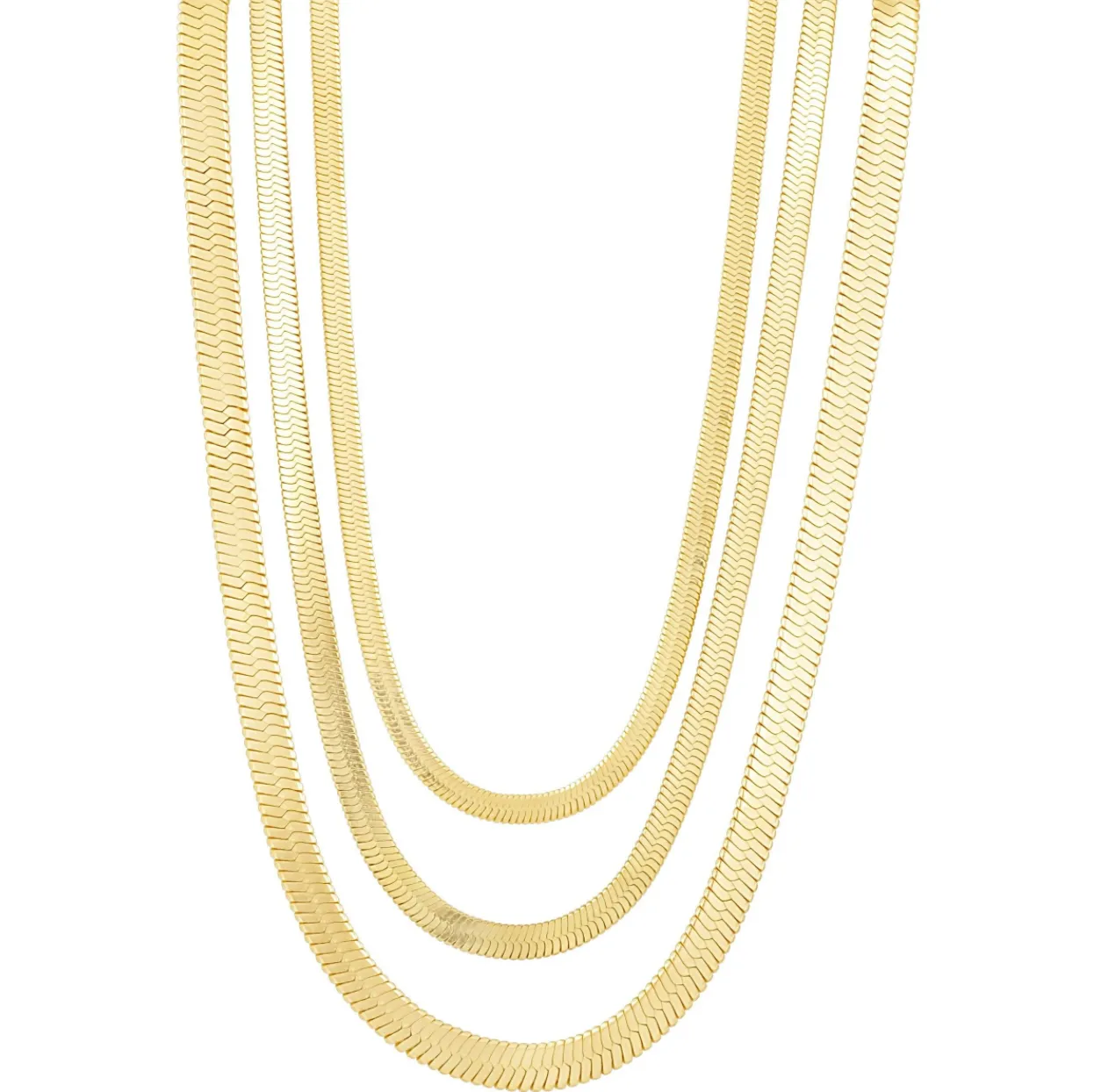 The 'Jax' 7mm Gold Necklace by SAHIRA