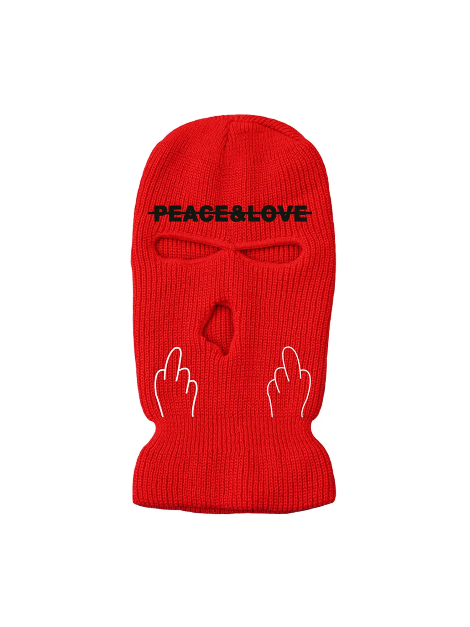 Thesupermade Peace & Love Scarpe Balaclava