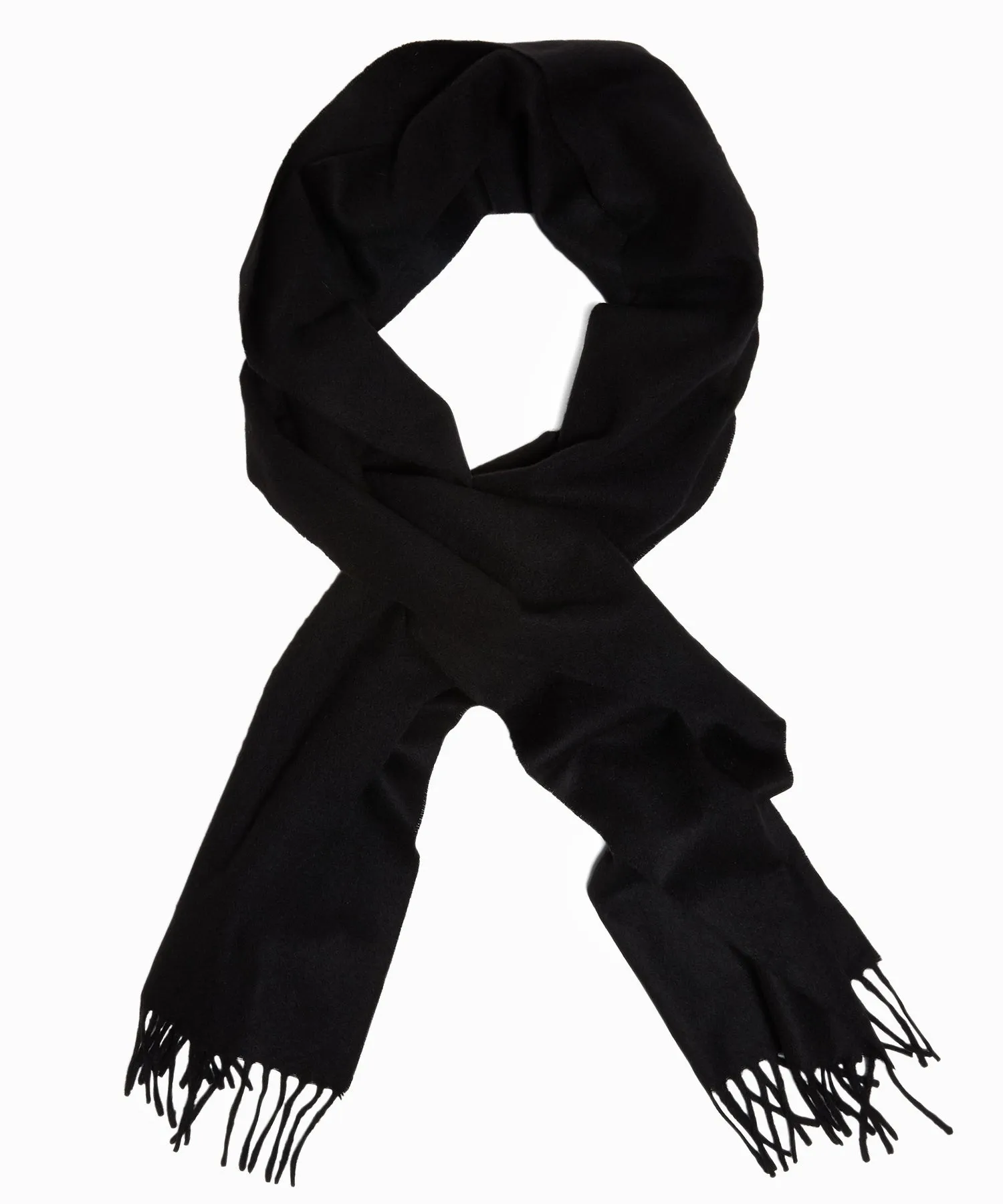 Todd Snyder x Joshua Ellis Cashmere Scarf in Black