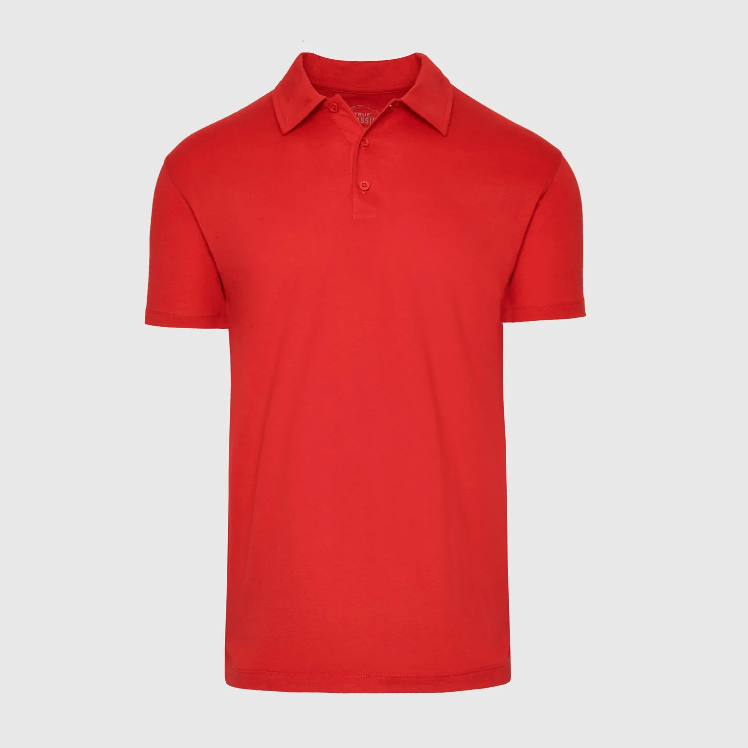 True Red Short Sleeve Polo