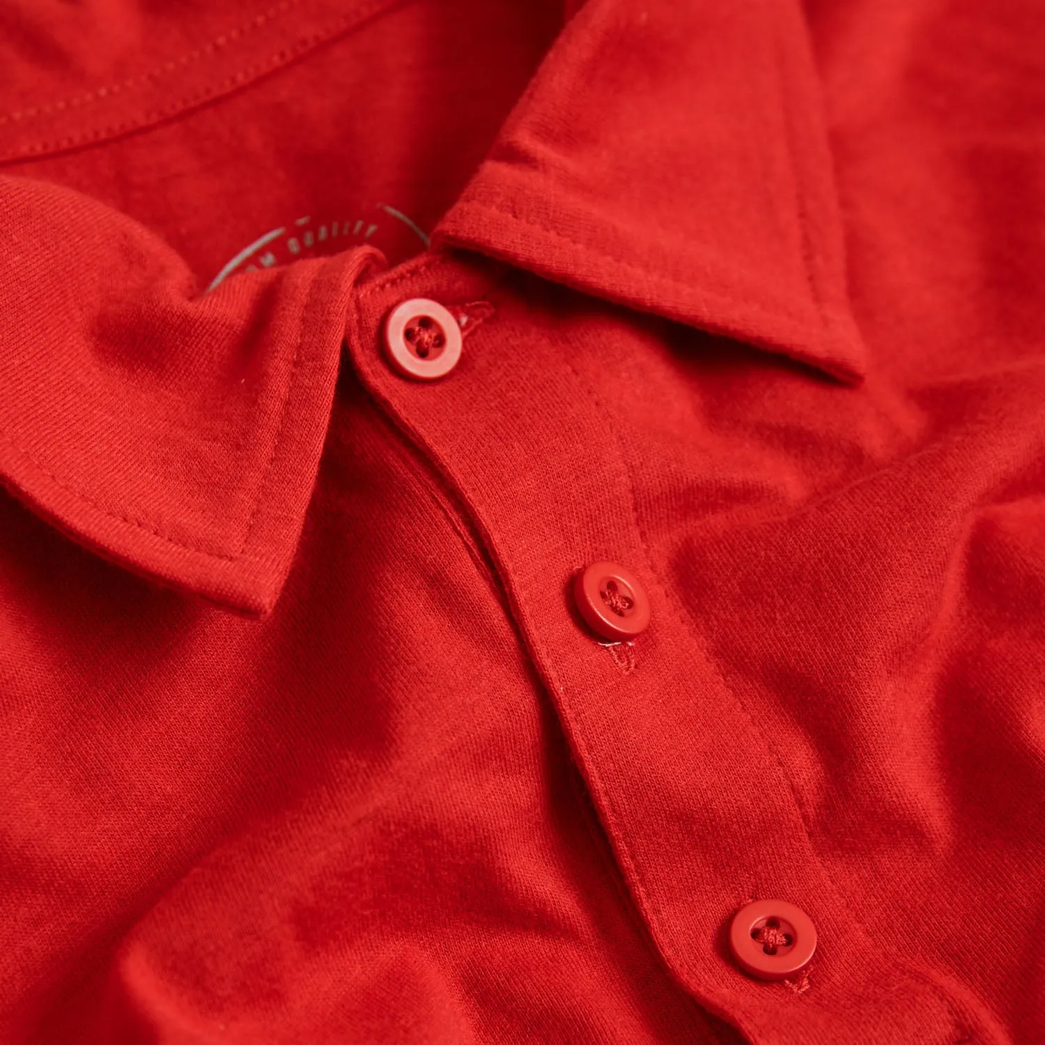 True Red Short Sleeve Polo