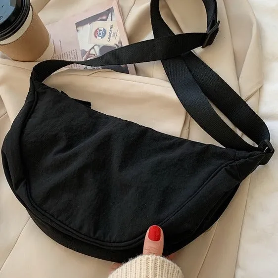 UJIA Fitting Room Women's Messenger Bag Nylon Dumpling Bag Women's All-Match Shoulder Bag Youjia Small Cloth Bag Trendy New Beauty