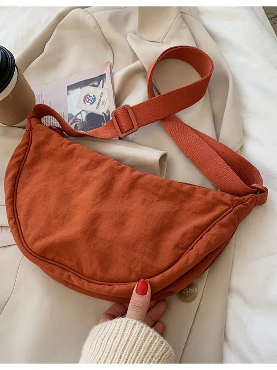 UJIA Fitting Room Women's Messenger Bag Nylon Dumpling Bag Women's All-Match Shoulder Bag Youjia Small Cloth Bag Trendy New Beauty