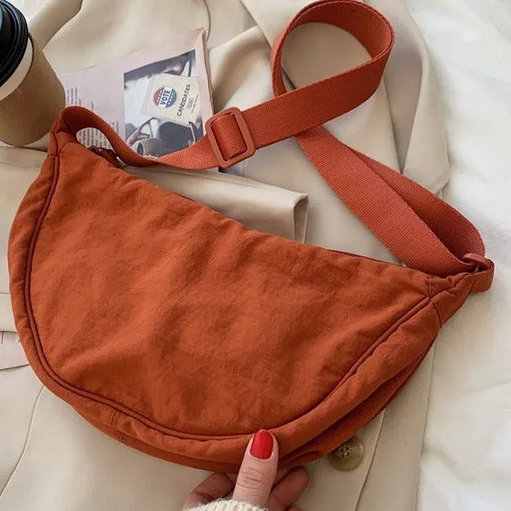 UJIA Fitting Room Women's Messenger Bag Nylon Dumpling Bag Women's All-Match Shoulder Bag Youjia Small Cloth Bag Trendy New Beauty