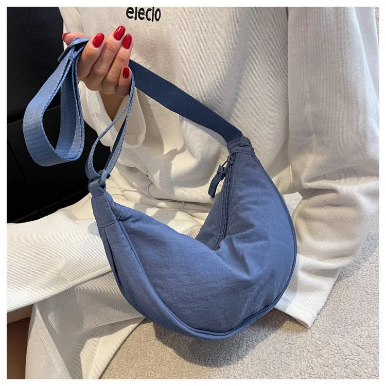 UJIA Fitting Room Women's Messenger Bag Nylon Dumpling Bag Women's All-Match Shoulder Bag Youjia Small Cloth Bag Trendy New Beauty